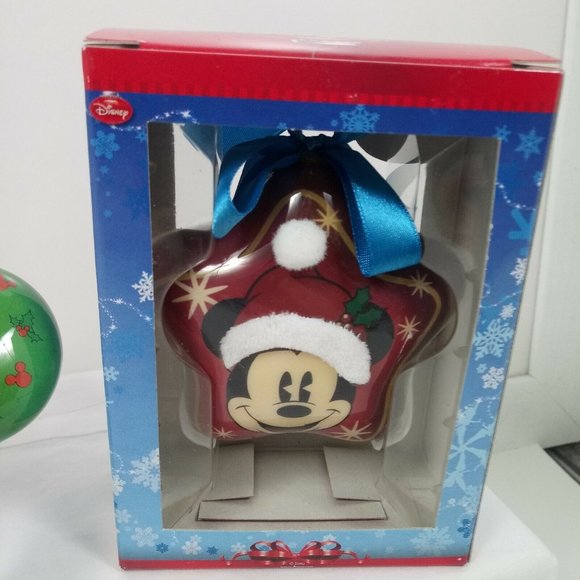 Vintage Disney Cinderella Castle Ceramic Picture Frame & Mickey Minnie Ornaments - Picture 9 of 14